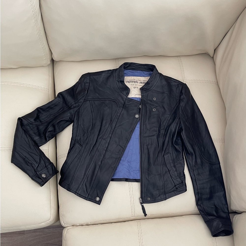 Leather jacket